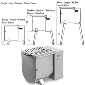 Impastatrice / Mescolatore carne monopala da banco ME 50 M La Felsinea