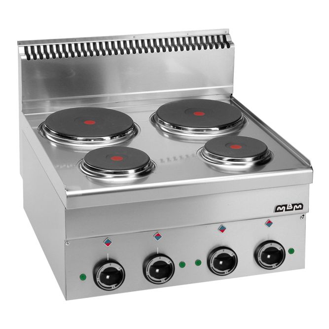 Cucina Elettrica MINIMA 600 E46 con 4 piastre tonde MBM