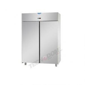 Armadio refrigerato 1200 in acciaio inox predisposto per unità frigorifera remota con 2porte Tecnodom